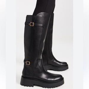 Sam Edelman ELAYNA TALL BOOT size 6 NEW  $275
COLOR: Black Leather